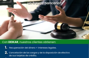 ¿Fuiste Victima De Un Fraude Bancario?